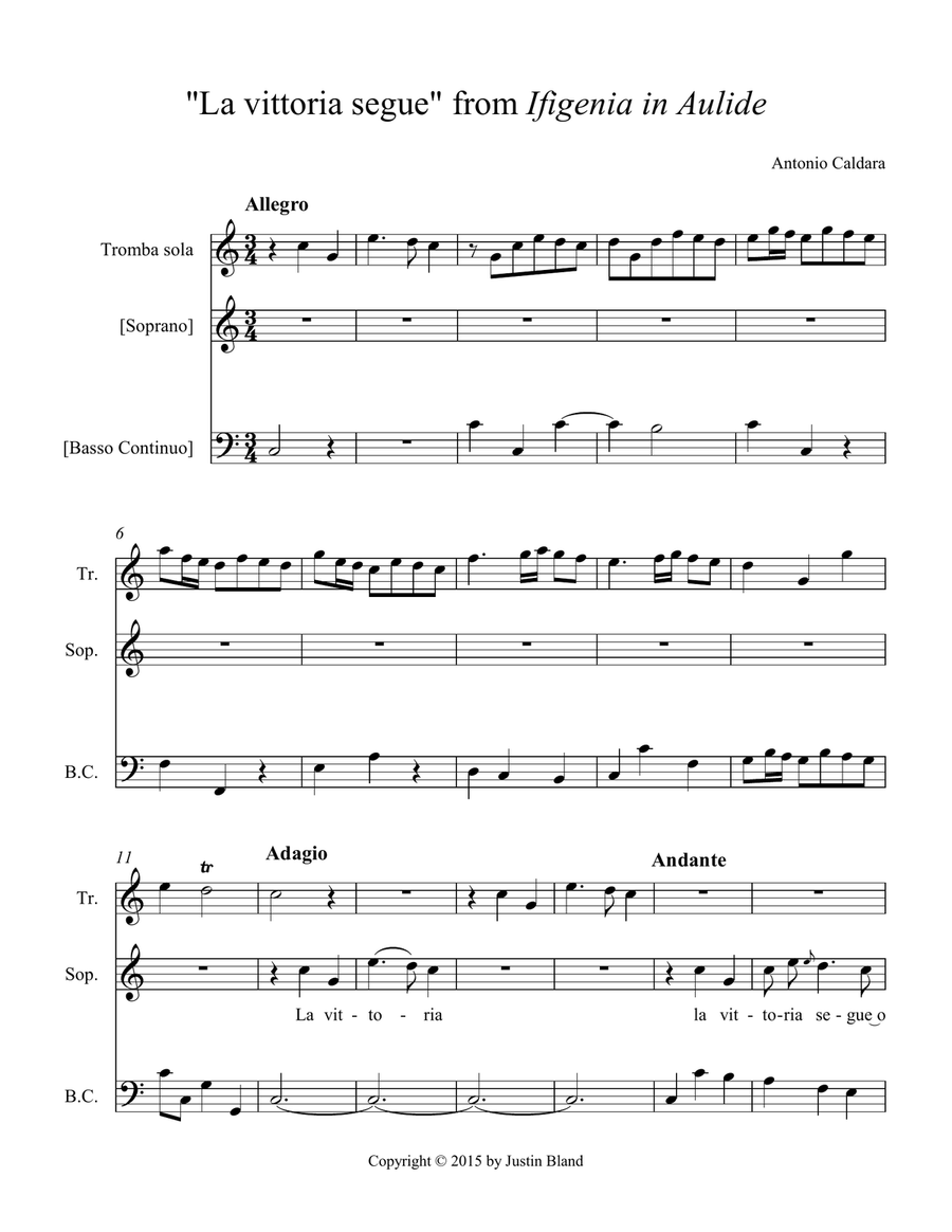La vittoria segue High Voice scores gallery preview page 2