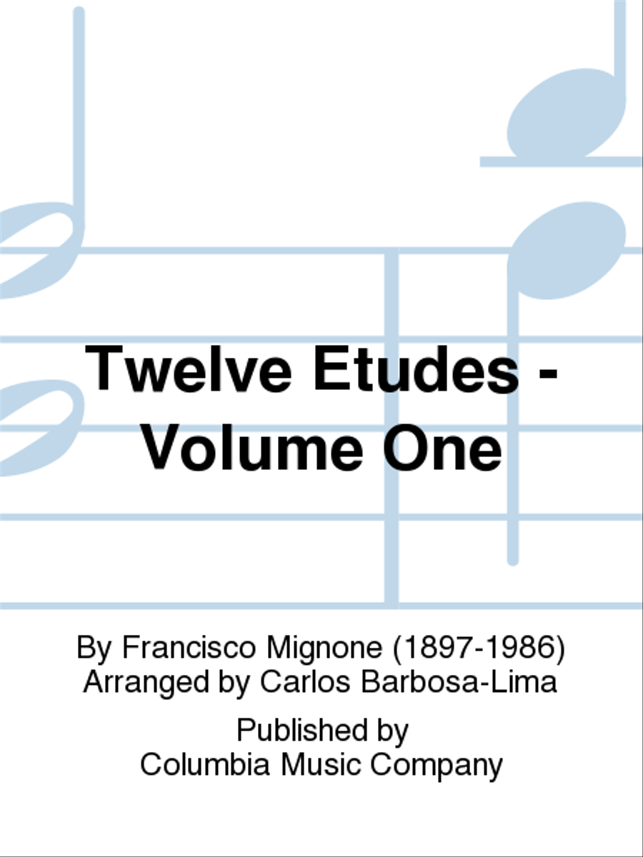 Twelve Etudes - Volume One Chamber Music scores gallery preview page 1