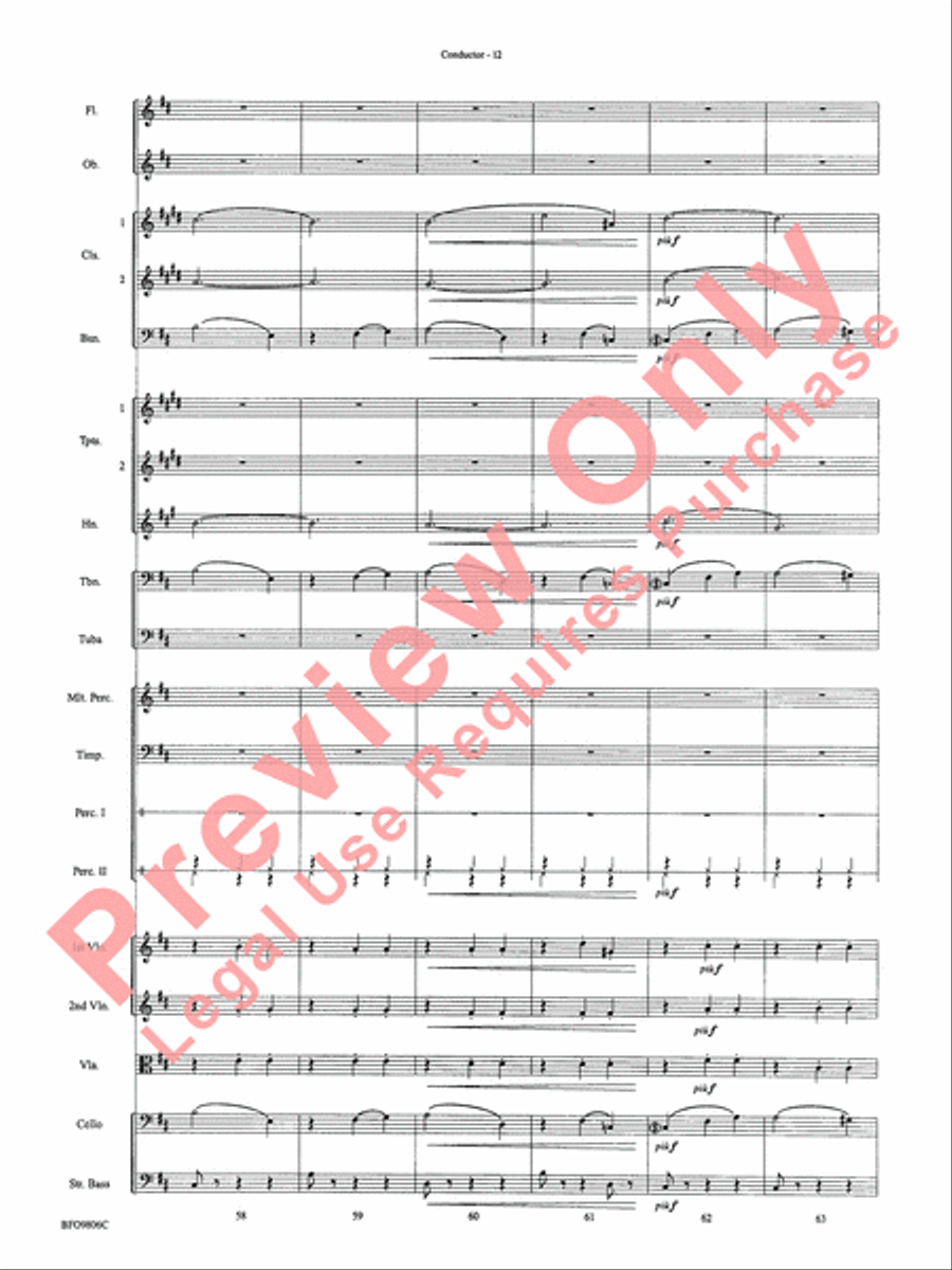 Waltz of the Flowers (from The Nutcracker Suite) Full Orchestra scores gallery preview page 15