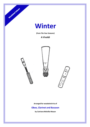 Book cover for Winter (oboe, clarinet, bassoon trio)