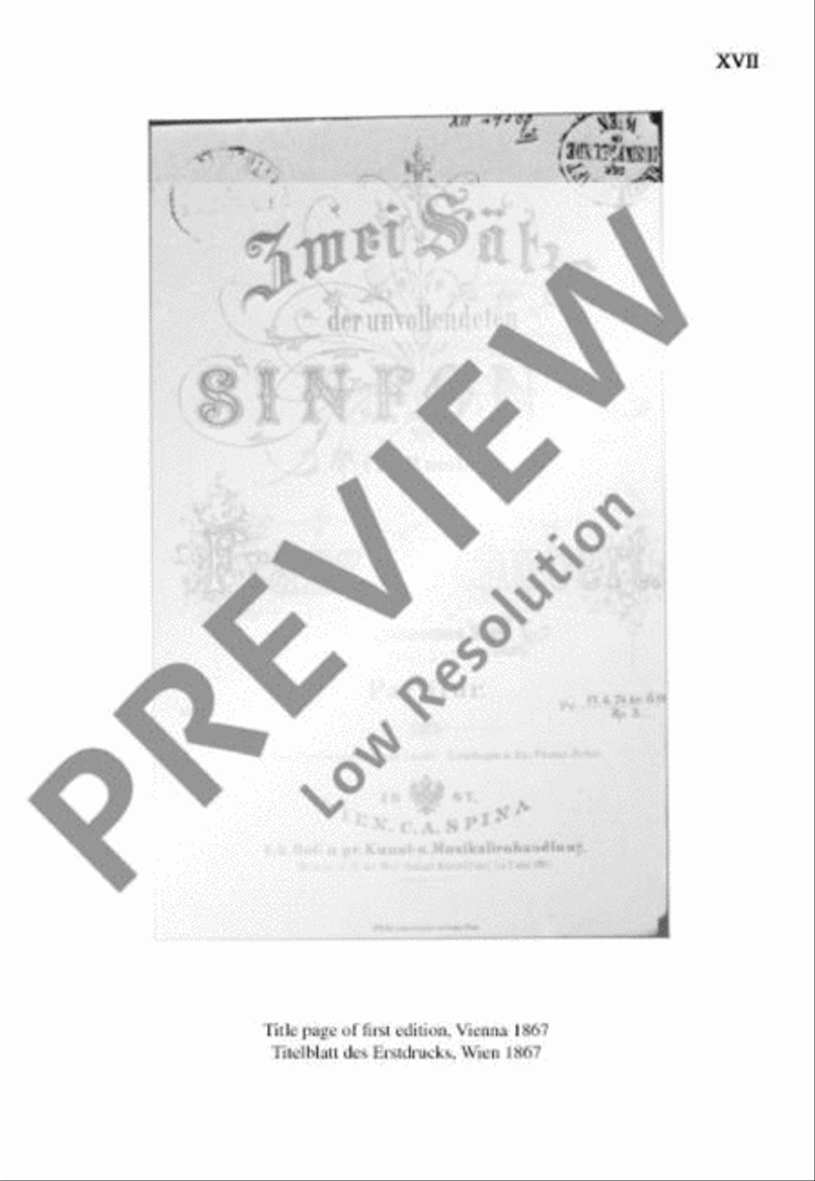 Symphony No. 8 B minor Orchestra scores gallery preview page 18