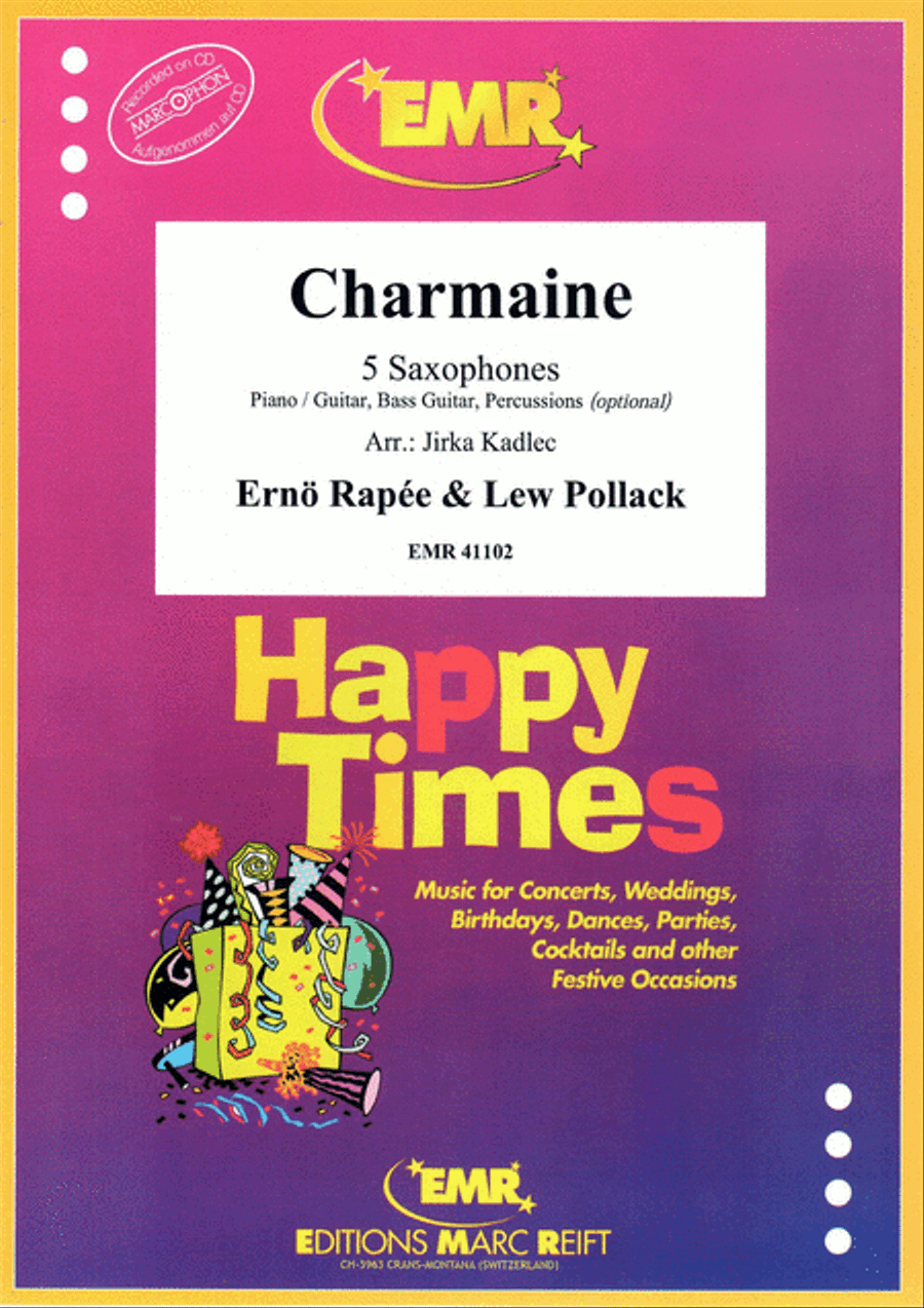 Charmaine Charmaine Saxophone Quintet scores gallery preview page 1