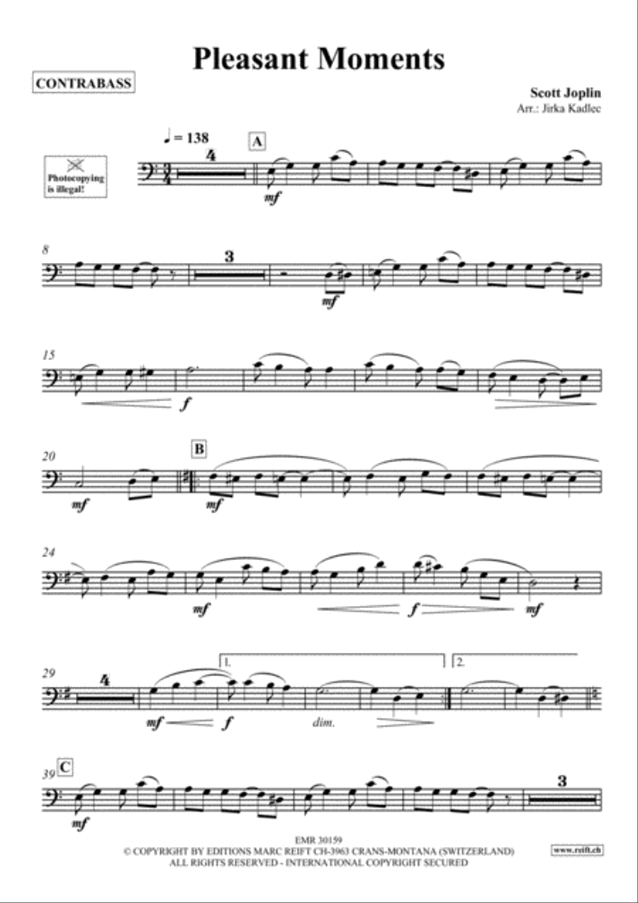Pleasant Moments Double Bass scores gallery preview page 2
