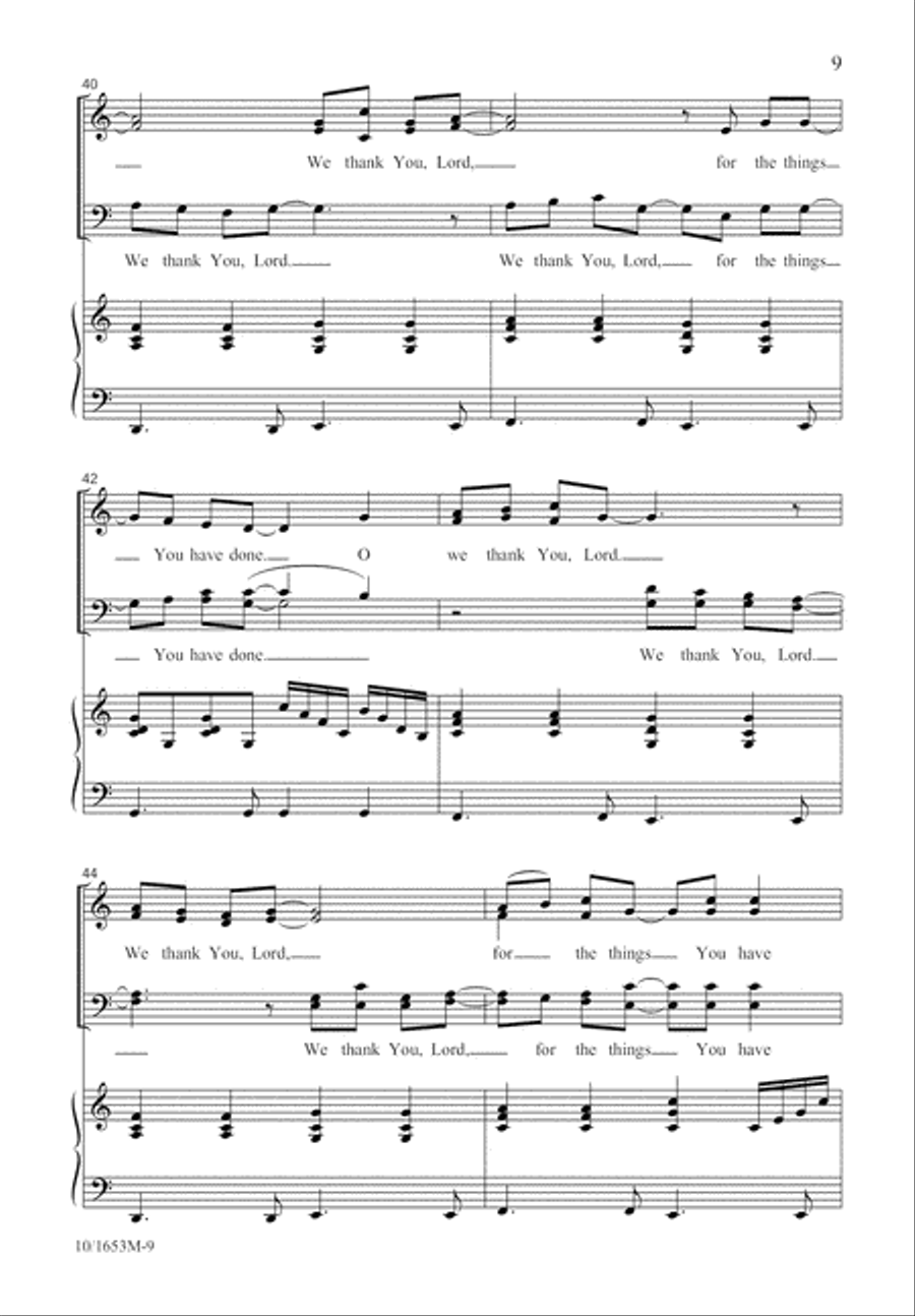 A Thanksgiving Garden 4-Part scores gallery preview page 10