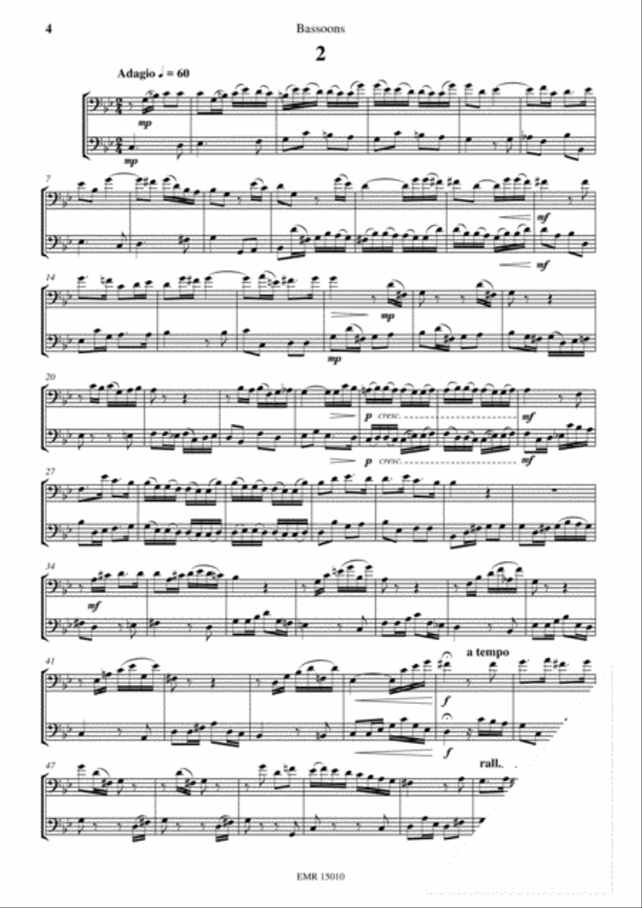 12 Duets Bassoon scores gallery preview page 4