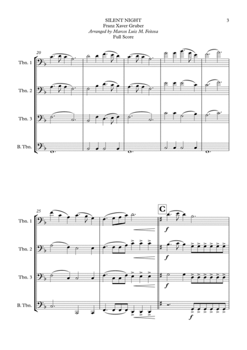 Silent Night - Trombone Quartet image number null
