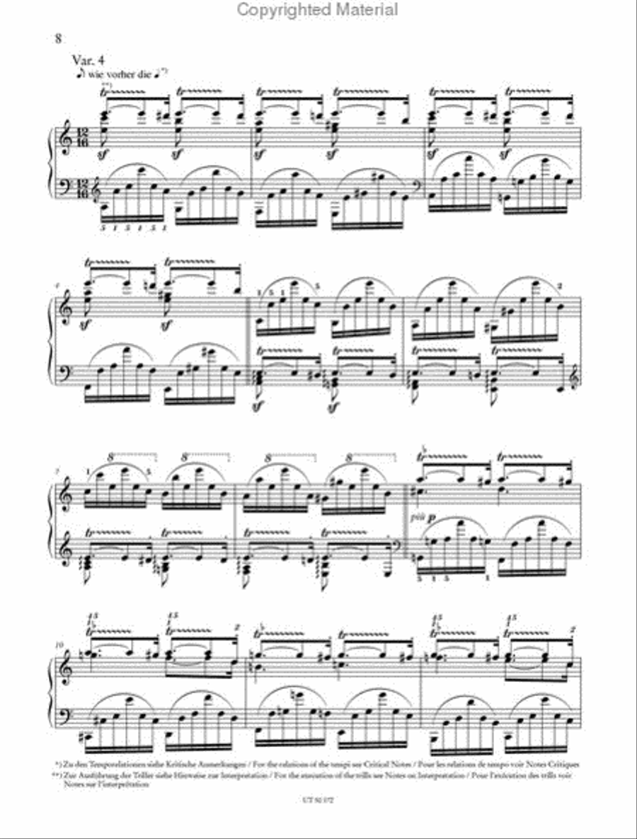 Paganini Variations, Op. 35 Chamber Music scores gallery preview page 3