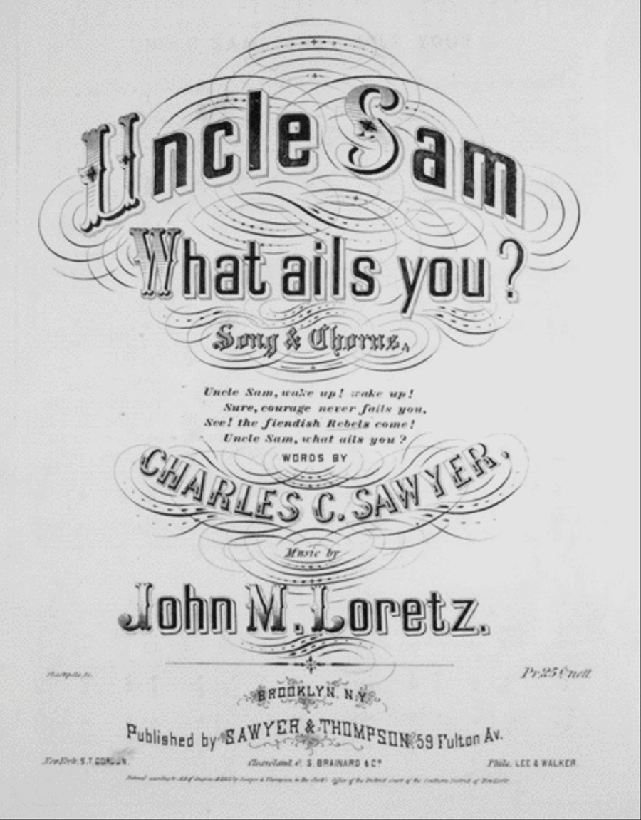 Uncle Sam What Ails You? Song & Chorus 3-Part scores gallery preview page 1