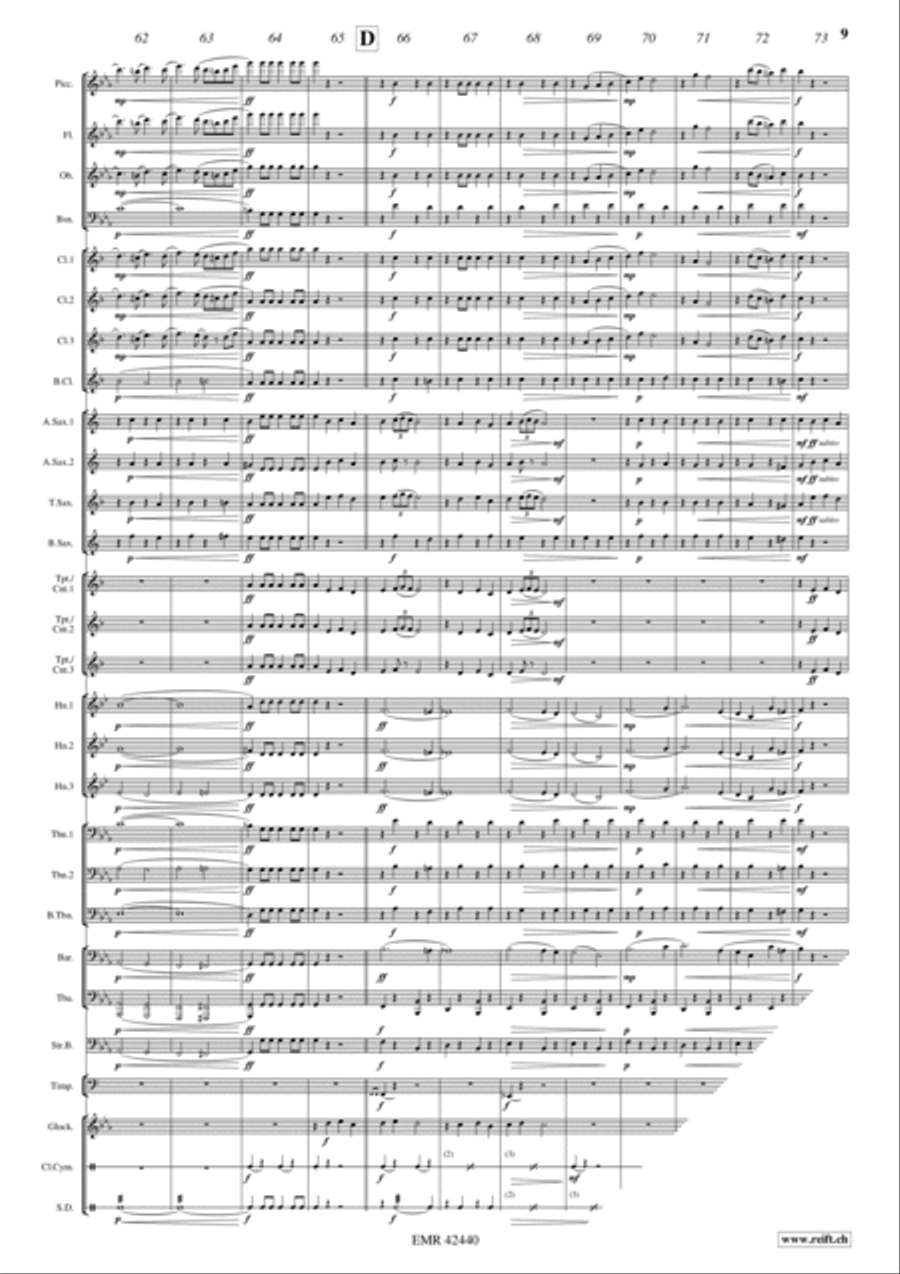 Gallito Gallito Concert Band scores gallery preview page 9
