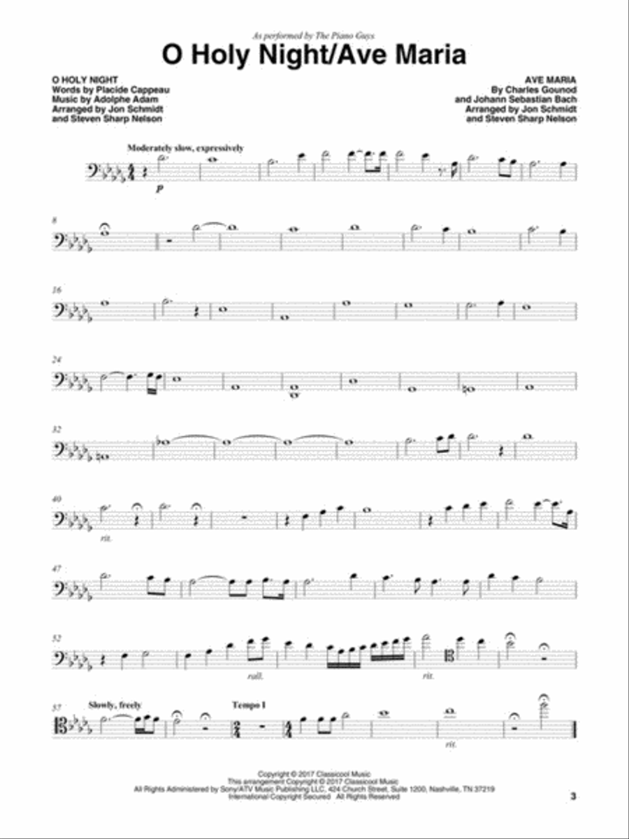 The Piano Guys - Christmas Together Cello scores gallery preview page 3