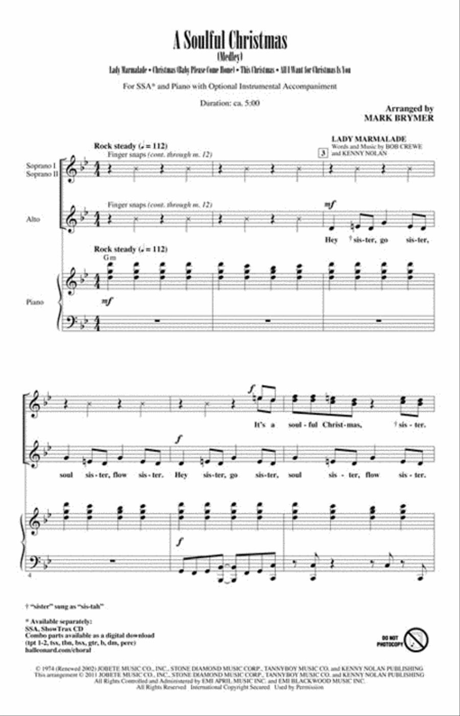 A Soulful Christmas Choir scores gallery preview page 2
