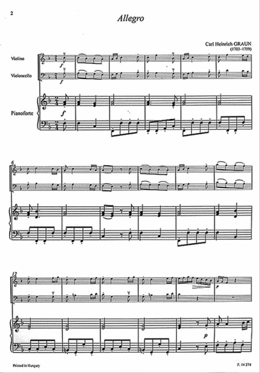 Classical Piano Trios for Beginners Piano Trio scores gallery preview page 3