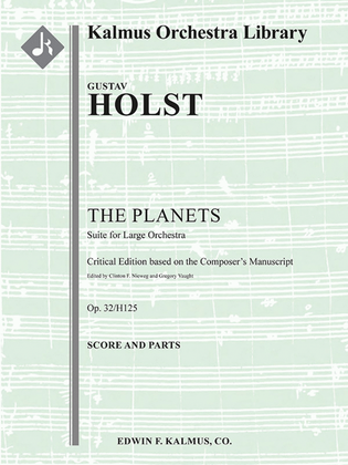 Book cover for The Planets, Op. 32/H125