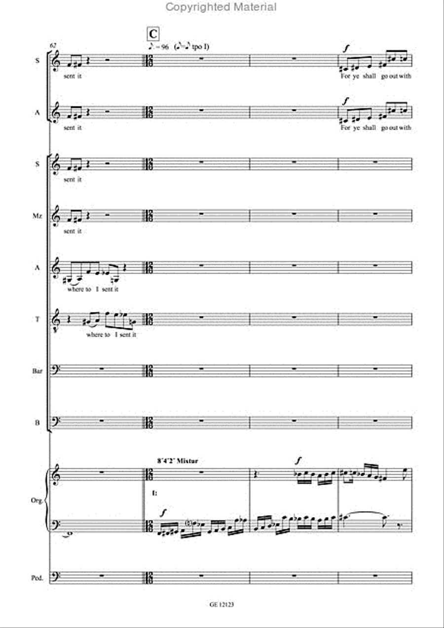 For as the rain SSA scores gallery preview page 7