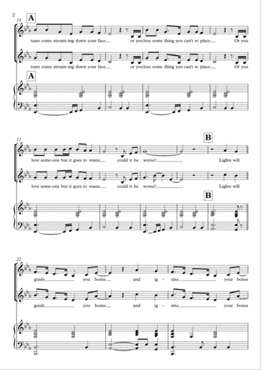 Fix You 2-Part scores gallery preview page 2