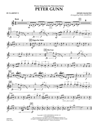 Peter Gunn - Bb Clarinet 2