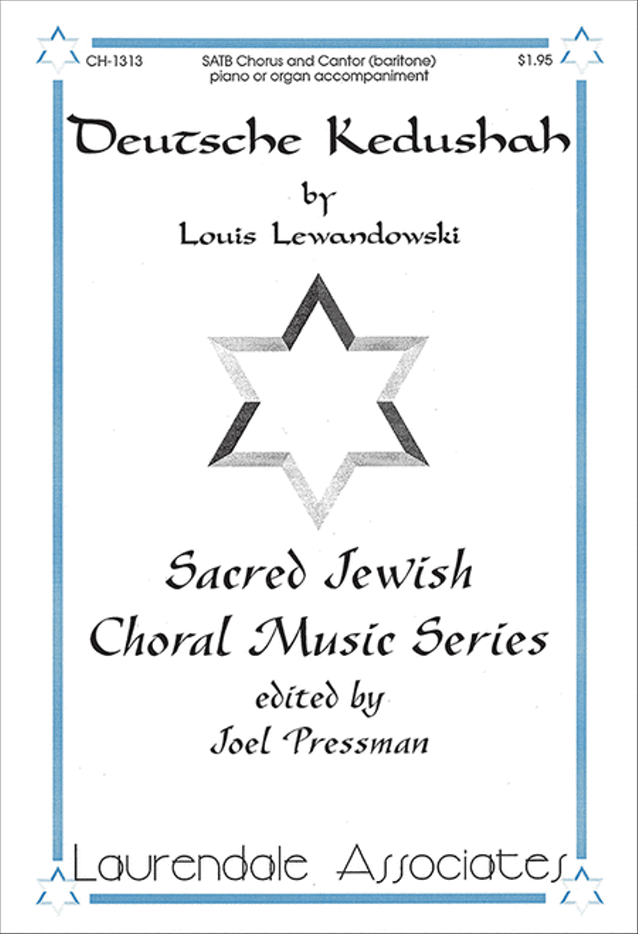 Deutsche Kedushah 4-Part scores gallery preview page 1