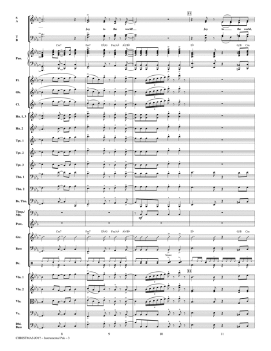 Christmas Joy! - Conductor Score (Full Score) Choir scores gallery preview page 3