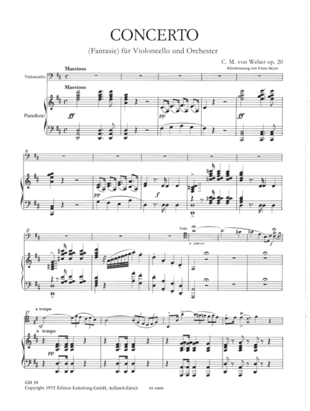Concerto (Fantasia) for cello