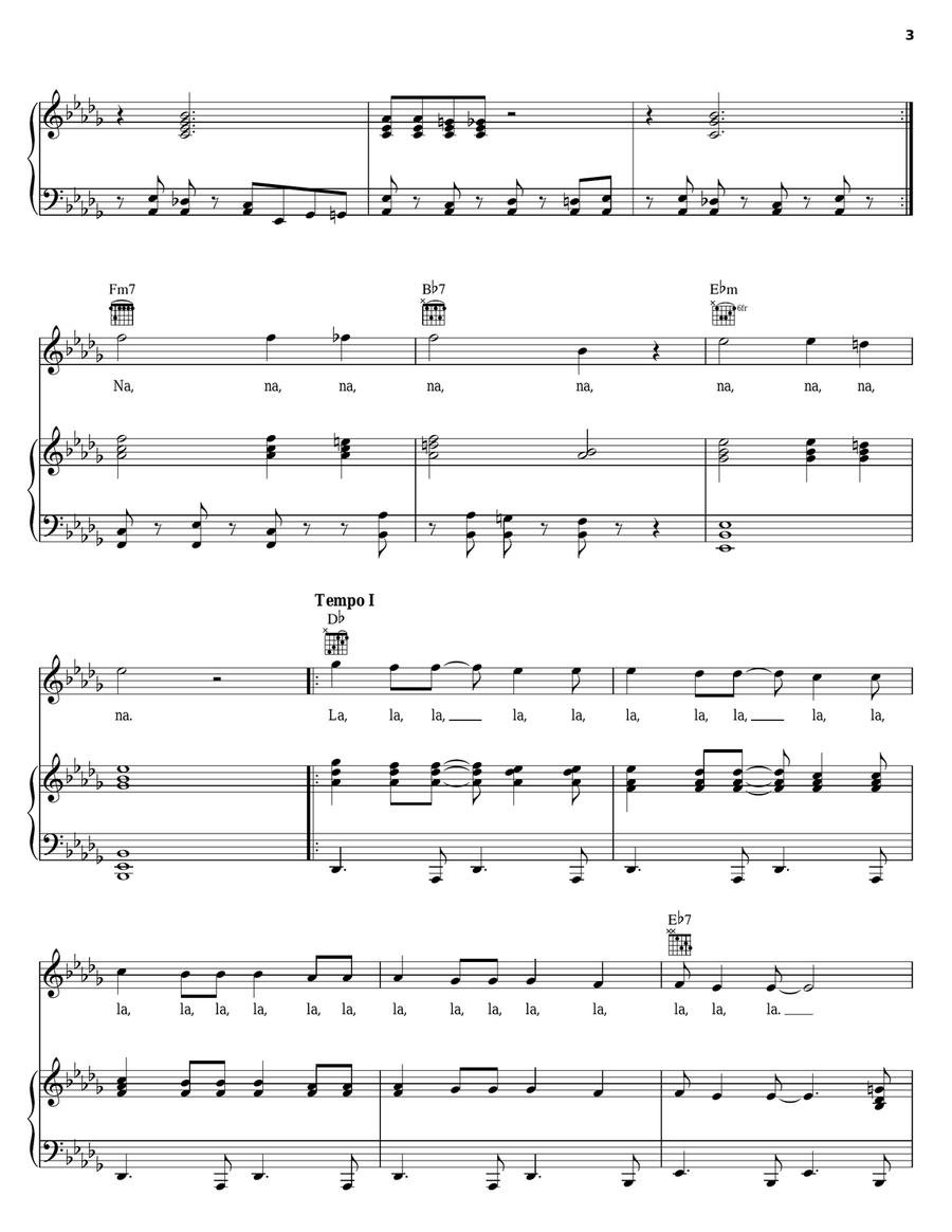 Heroes And Villains Piano, Vocal, Guitar scores gallery preview page 3