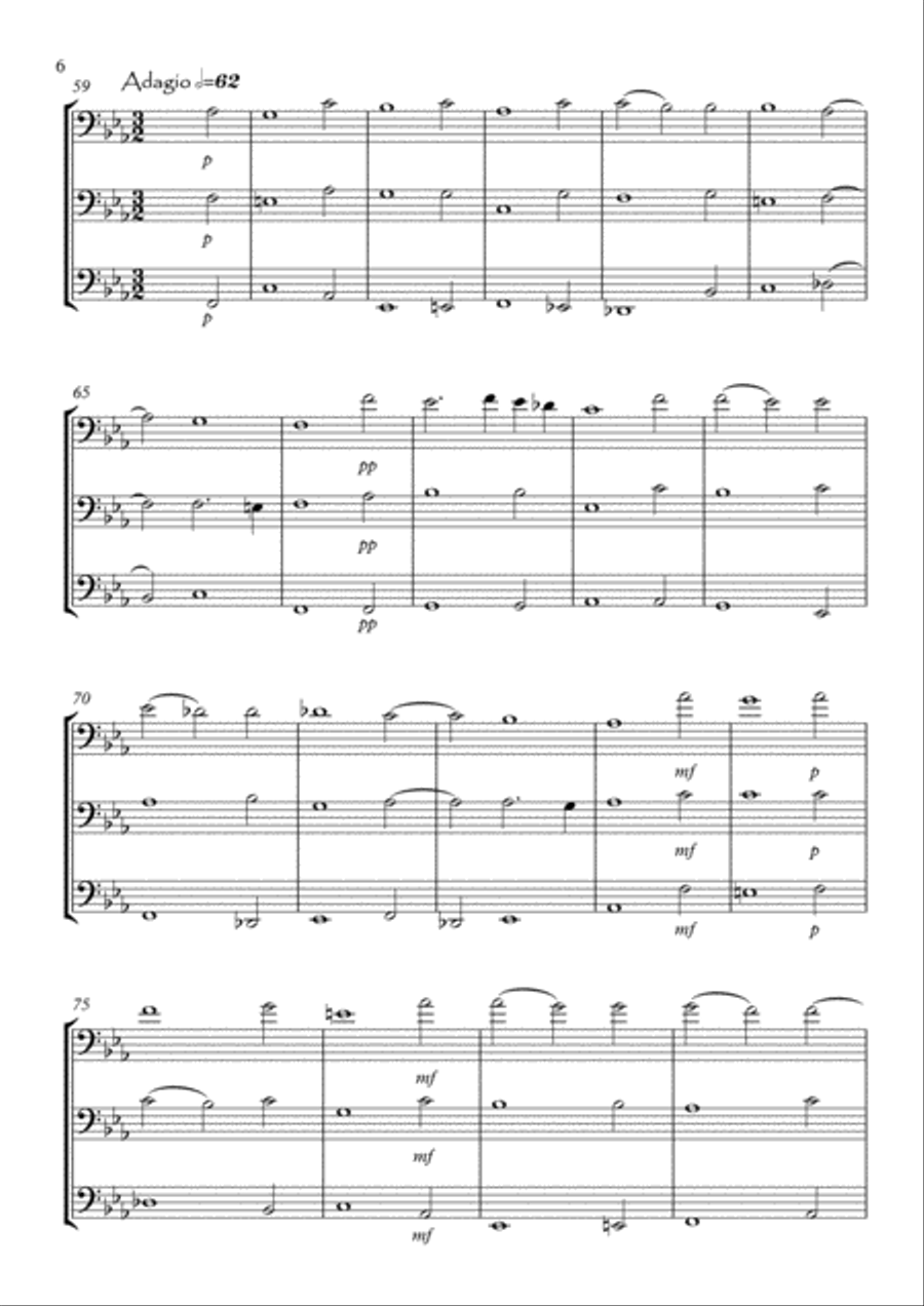 Sonata No.10 Sonata No.10 Woodwind Trio scores gallery preview page 6