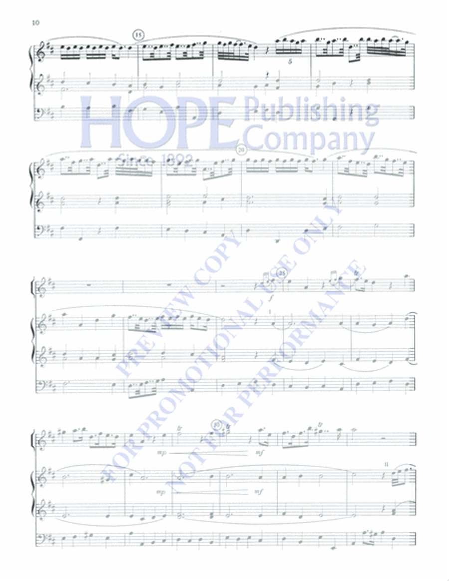 The Classical Wedding Trumpet Solo scores gallery preview page 12