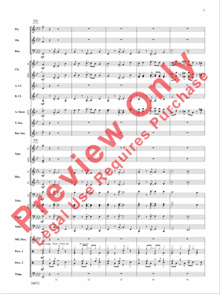 Buenaventura Concert Band scores gallery preview page 8