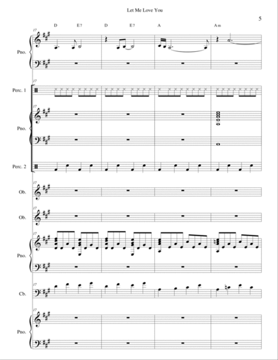 Let Me Love You Let Me Love You School and Community scores gallery preview page 5