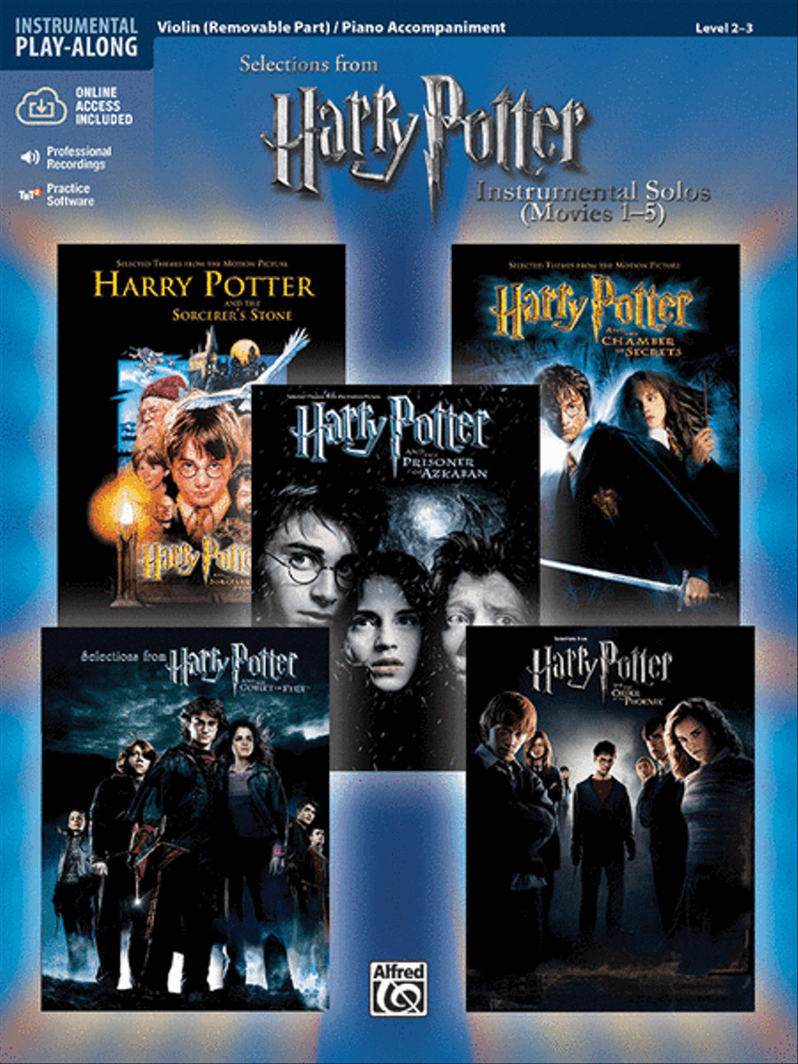 Harry Potter, Instrumental Solos for Strings (Movies 1-5) image number null