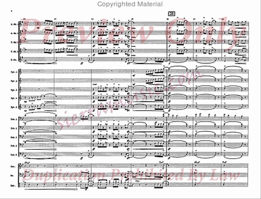 Alone Jazz Ensemble scores gallery preview page 5