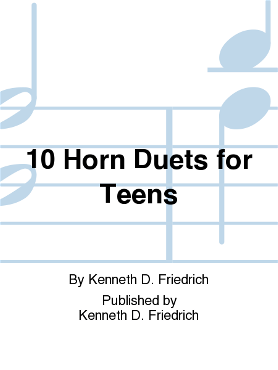 10 Horn Duets for Teens Brass Duet scores gallery preview page 1