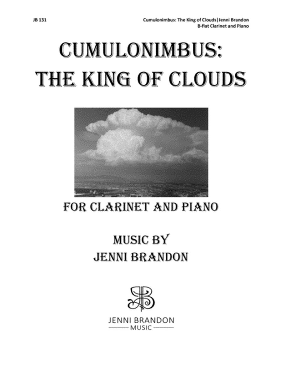 Cumulonimbus: The King of Clouds for B-flat clarinet and piano image number null