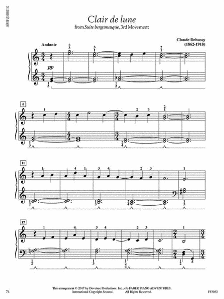 Adult Piano Adventures Classics Book 2 Piano Method scores gallery preview page 6