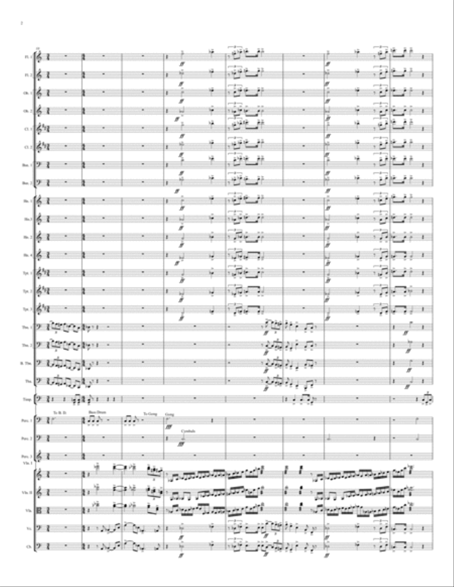 Concerto for Orchestra Score and Parts Large Ensemble scores gallery preview page 2