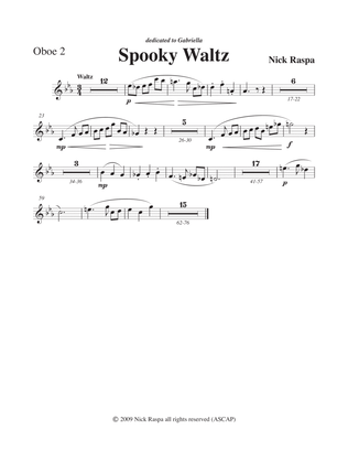 Spooky Waltz from Three Dances for Halloween - Oboe 2 part