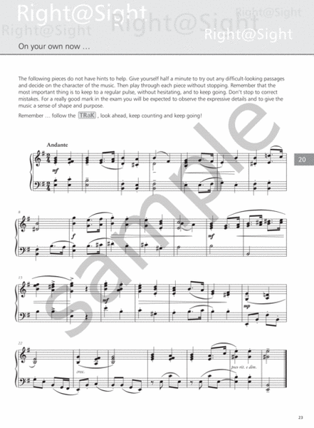 Right@Sight Piano Grade 6 Piano Method - Sheet Music