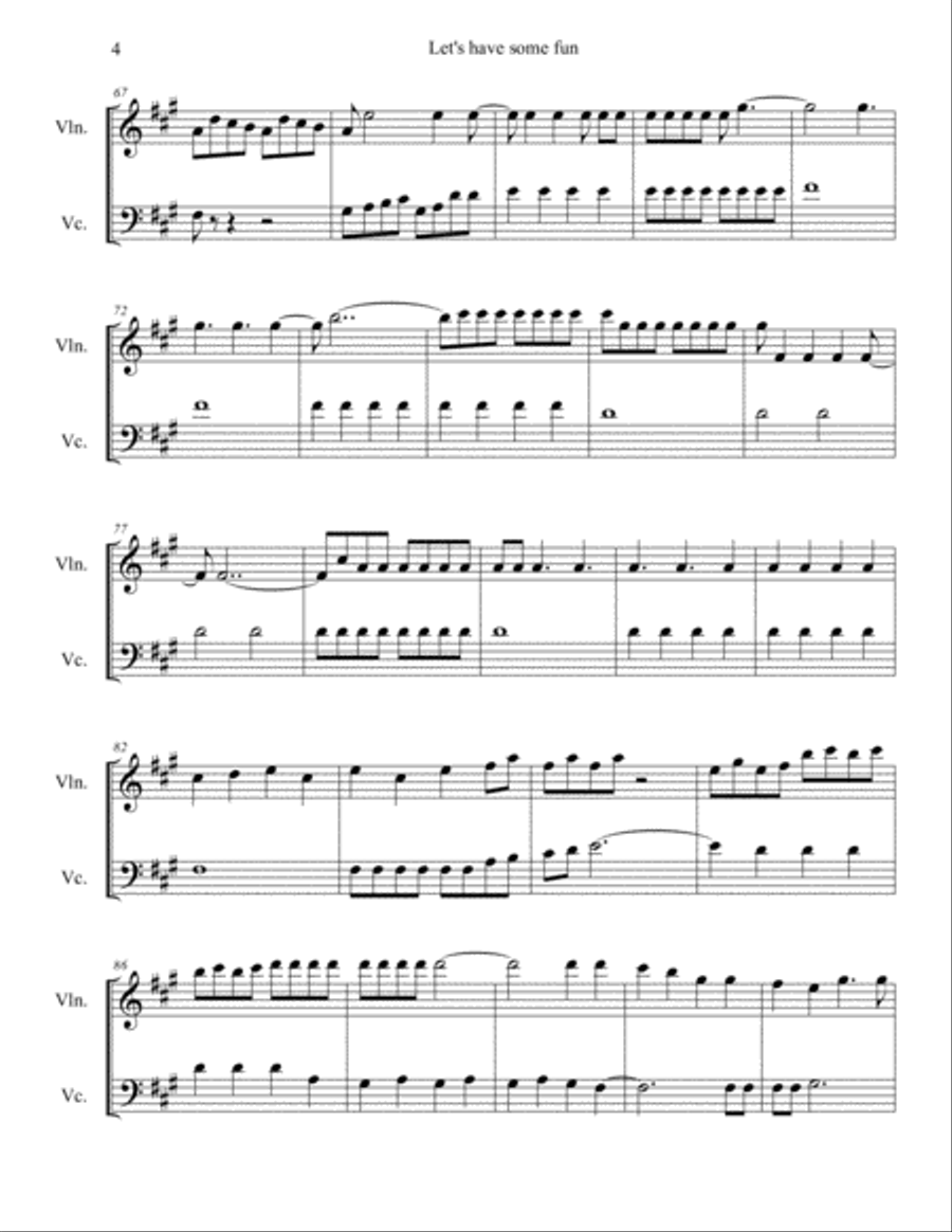 Let's Have Some Fun Small Ensemble scores gallery preview page 4