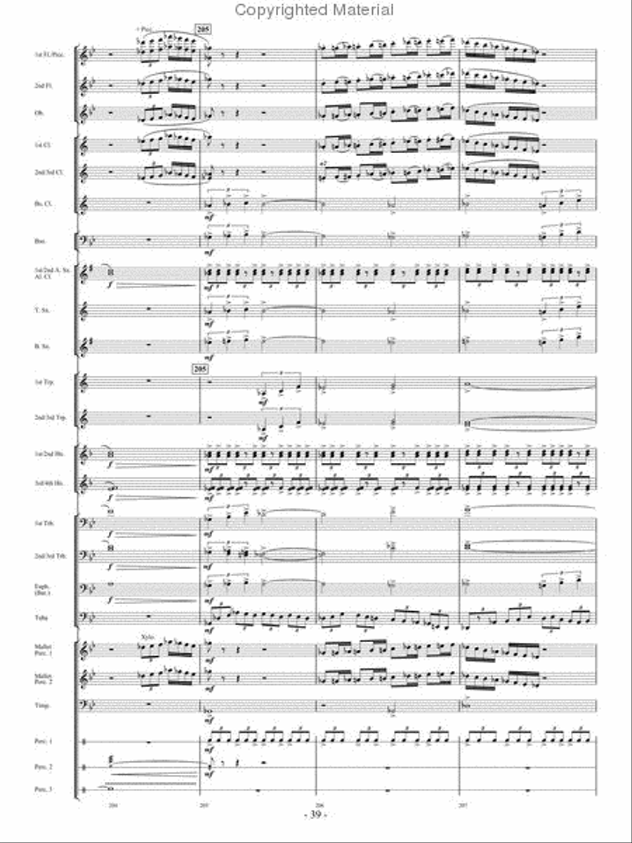 From the Eye of the Storm Concert Band scores gallery preview page 38