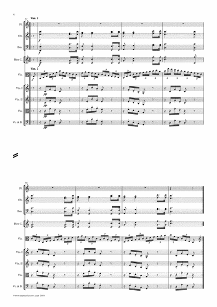 Weber Variations on 'A Schüsserl und a Rein'dl' J.49 for Viola and Orchestra.