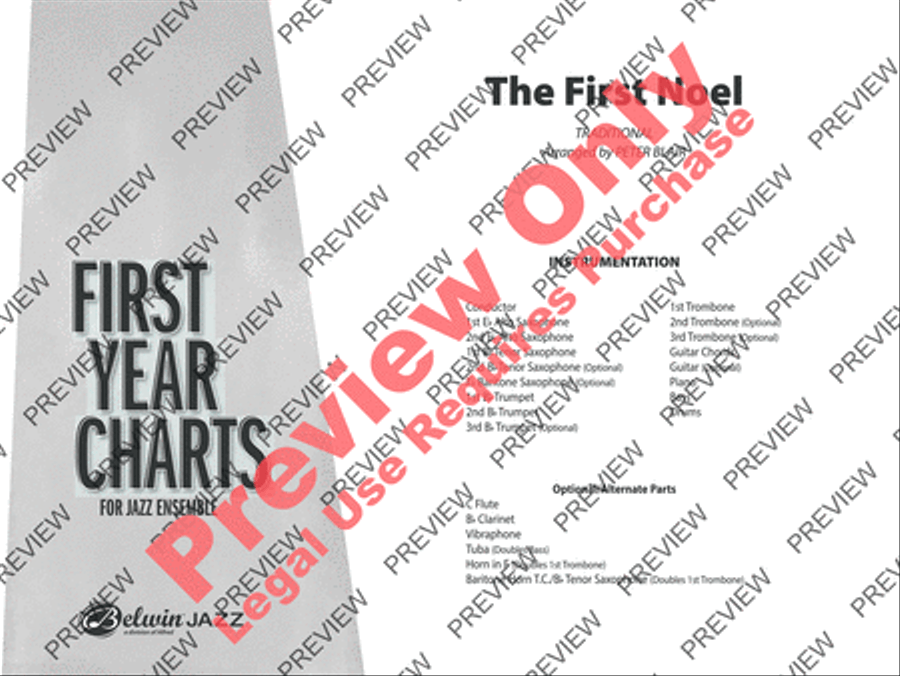 The First Noel Jazz Ensemble scores gallery preview page 2