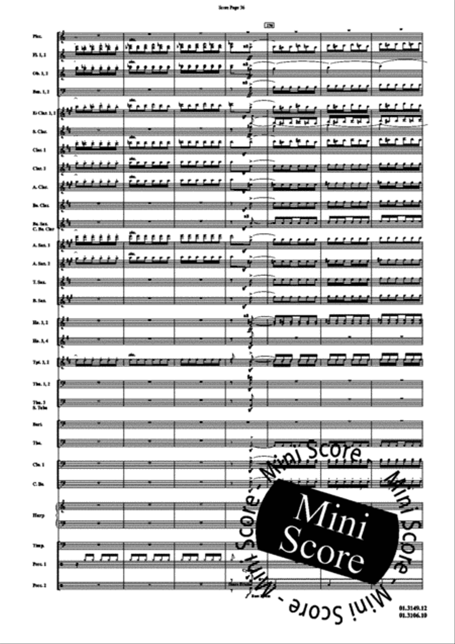 Scheherazade Concert Band scores gallery preview page 208