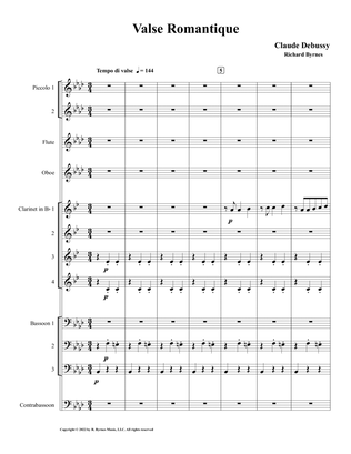 Debussy - Valse Romantique (Woodwind Choir)