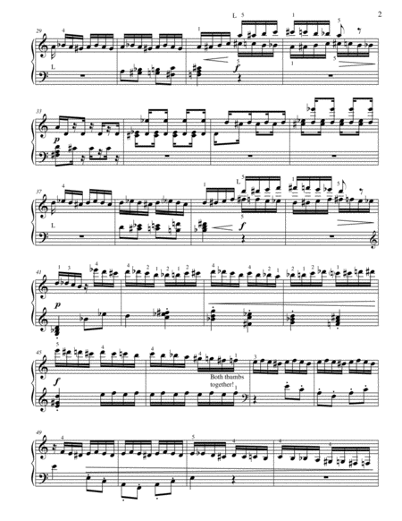 Flight of the Bumblebee for Piano Solo, after Rachmaninoff image number null