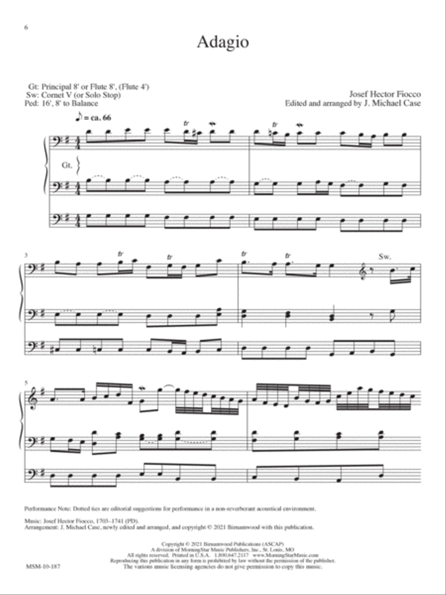 10 Transcriptions & Arrangements for Organ, Volume 2 Organ scores gallery preview page 4