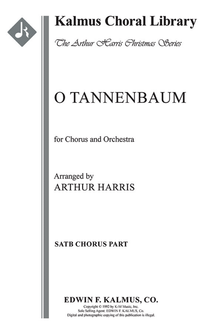 O Tannenbaum O Tannenbaum 4-Part scores gallery preview page 1
