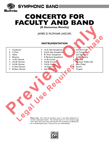 Concerto for Faculty and Band image number null