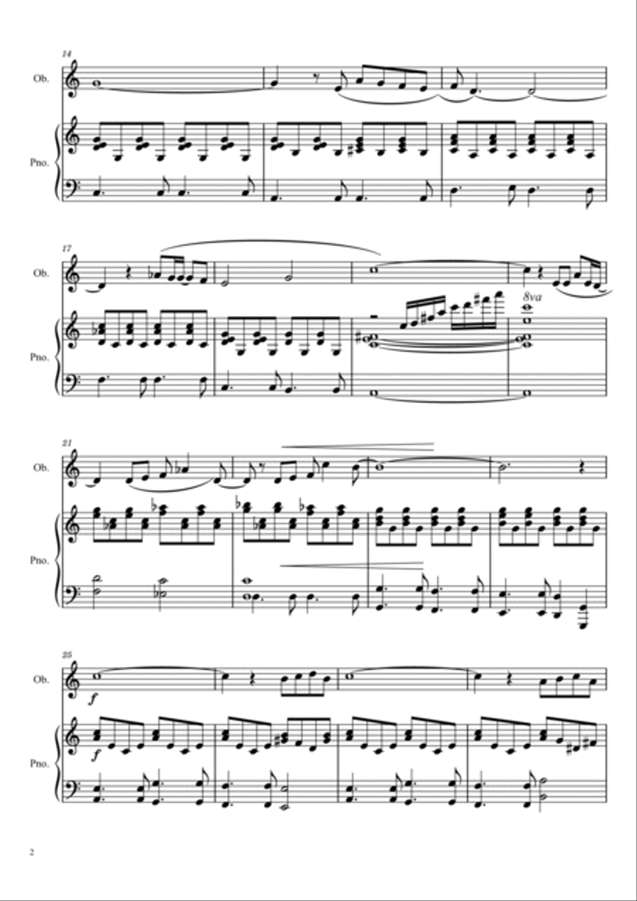What I Did For Love Piano scores gallery preview page 2