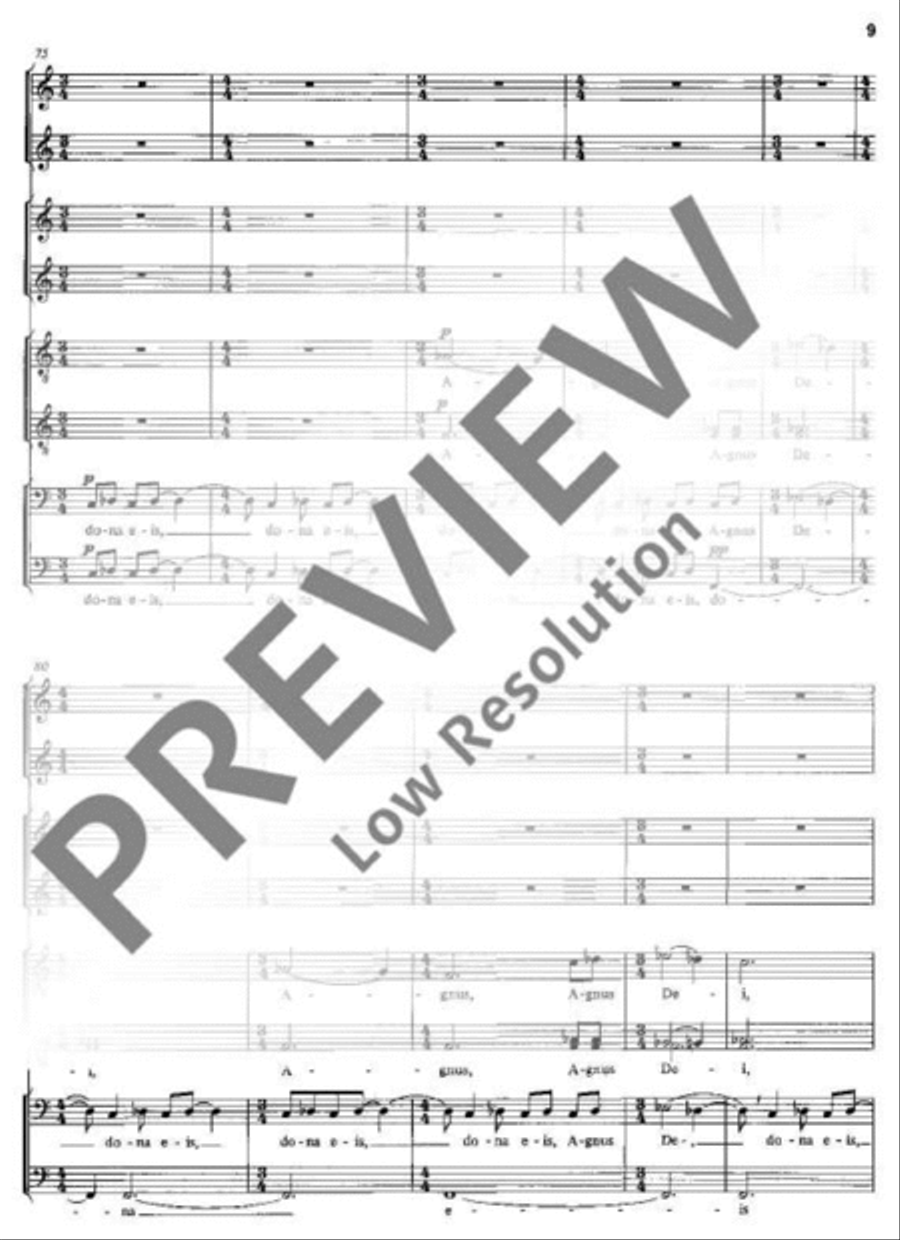 Agnus Dei Divisi scores gallery preview page 10