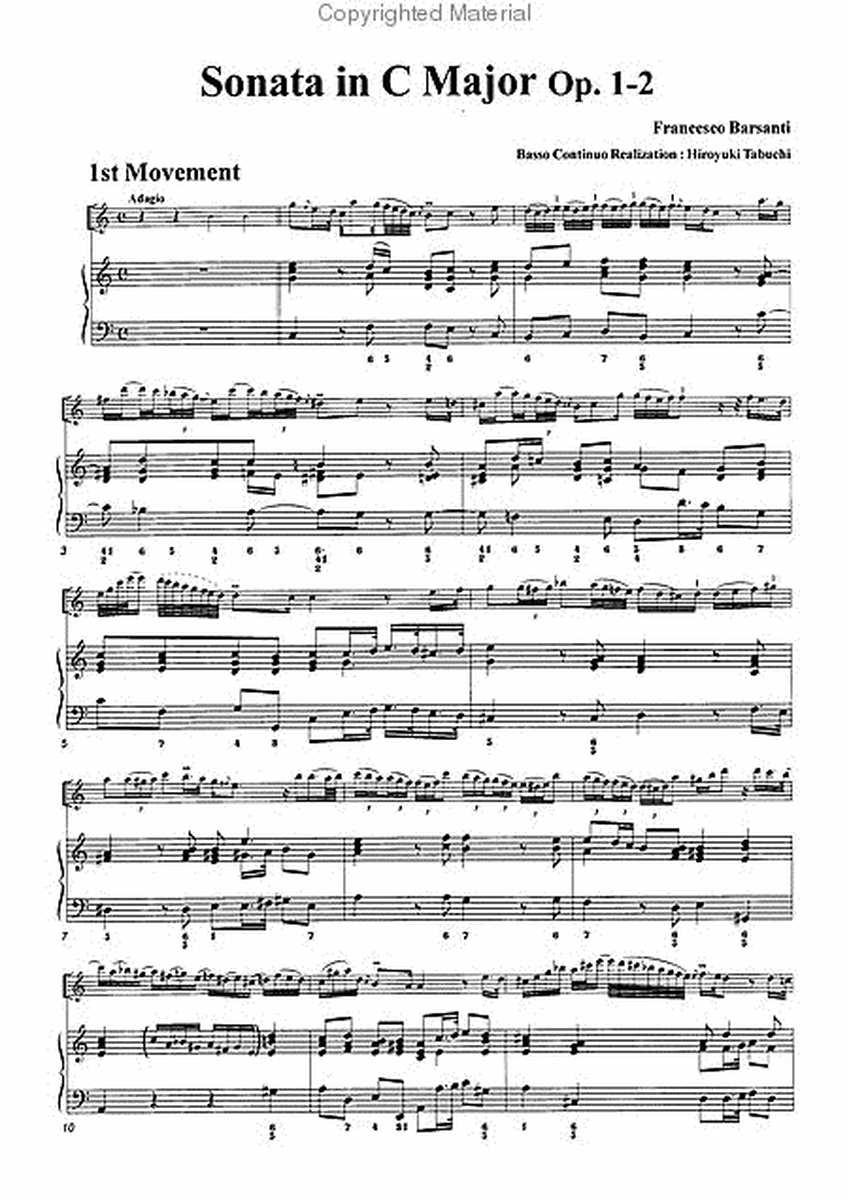 Sonata in C Major, Op. 1-2