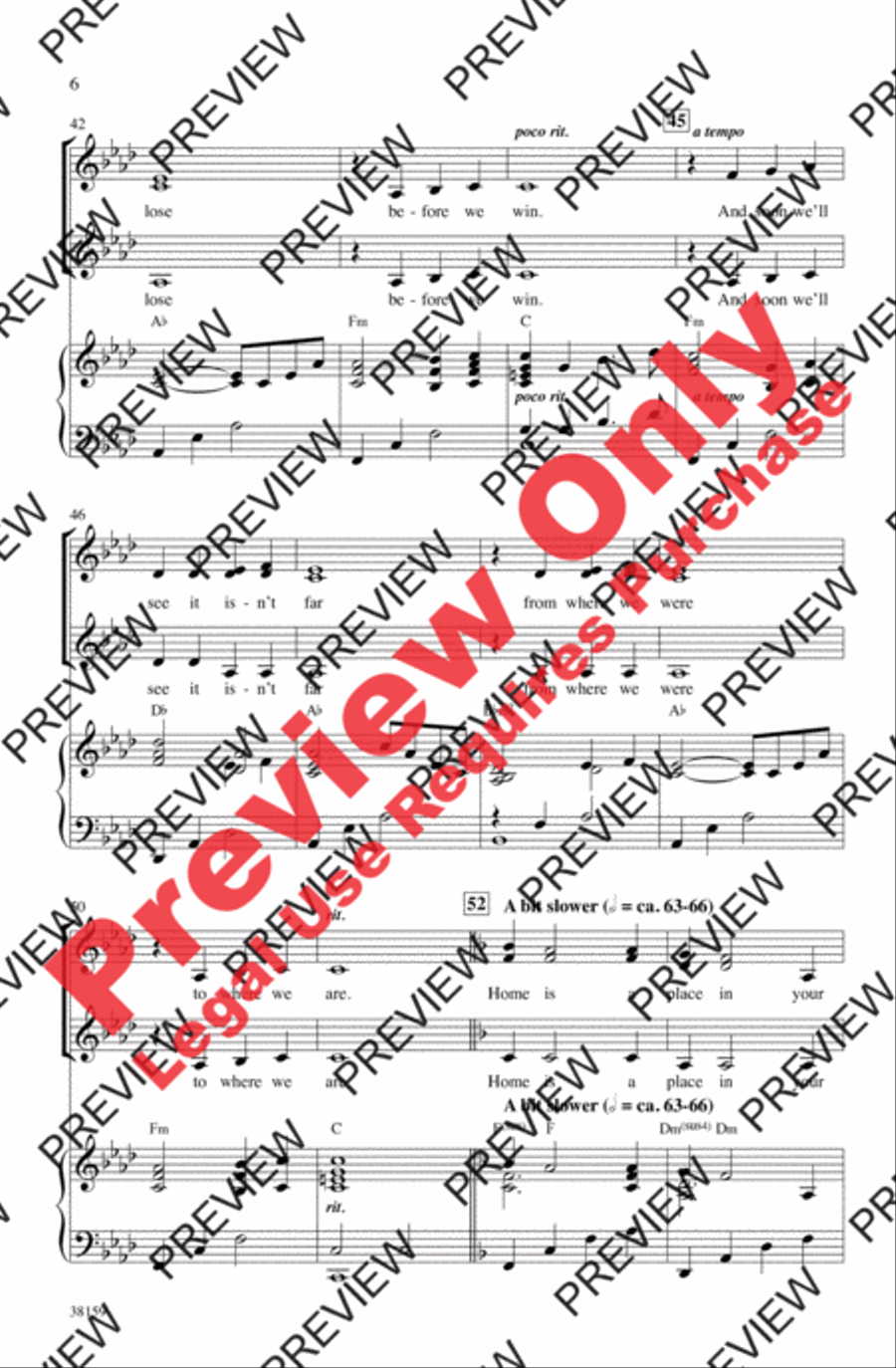 Already Home Women's Choir scores gallery preview page 6